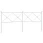 vidaXL Cabecero de metal blanco 193 cm vidaXL Cabecero de metal blanco 193 cm