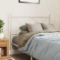vidaXL Cabecero de metal blanco 107 cm vidaXL Cabecero de metal blanco 107 cm