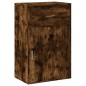 vidaXL Armario almacenaje madera ingeniería roble ahumado 56,5x39x90cm vidaXL Armario almacenaje madera ingeniería roble ahumado 56,5x39x90cm