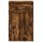 vidaXL Armario almacenaje madera ingeniería roble ahumado 56,5x39x90cm vidaXL Armario almacenaje madera ingeniería roble ahumado 56,5x39x90cm