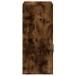 vidaXL Armario almacenaje madera ingeniería roble ahumado 56,5x39x90cm vidaXL Armario almacenaje madera ingeniería roble ahumado 56,5x39x90cm