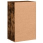 vidaXL Armario almacenaje madera ingeniería roble ahumado 56,5x39x90cm vidaXL Armario almacenaje madera ingeniería roble ahumado 56,5x39x90cm