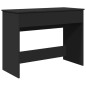 vidaXL Tocador con espejo negro 100x45x76 cm vidaXL Tocador con espejo negro 100x45x76 cm