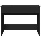 vidaXL Tocador con espejo negro 100x45x76 cm vidaXL Tocador con espejo negro 100x45x76 cm