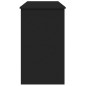 vidaXL Tocador con espejo negro 100x45x76 cm vidaXL Tocador con espejo negro 100x45x76 cm