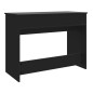 vidaXL Tocador con espejo negro 100x45x76 cm vidaXL Tocador con espejo negro 100x45x76 cm