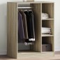 vidaXL Armario de madera de ingeniería negro 77x48x102 cm vidaXL Armario de madera de ingeniería negro 77x48x102 cm