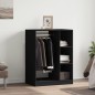 vidaXL Armario de madera de ingeniería negro 77x48x102 cm vidaXL Armario de madera de ingeniería negro 77x48x102 cm