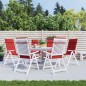 vidaXL Cojines de silla con respaldo alto 6 uds tela Oxford rojo vidaXL Cojines de silla con respaldo alto 6 uds tela Oxford rojo