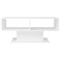 vidaXL Mesa de centro madera contrachapada blanco 103,5x50x44,5 cm