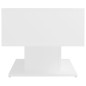 vidaXL Mesa de centro madera contrachapada blanco 103,5x50x44,5 cm
