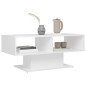 vidaXL Mesa de centro madera contrachapada blanco 103,5x50x44,5 cm