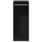 vidaXL Armario de madera de ingeniería negro 48x41x102 cm