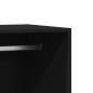 vidaXL Armario de madera de ingeniería negro 48x41x102 cm