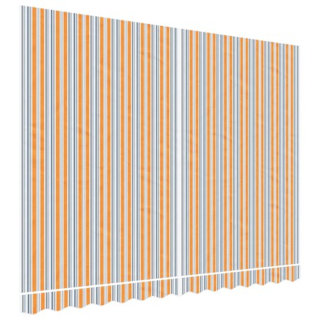 vidaXL Tela de repuesto de toldo rayas de colores 3,5x2,5 m