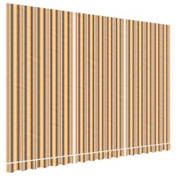 vidaXL Tela de repuesto de toldo rayas de colores 4,5x3 m