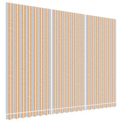 vidaXL Tela de repuesto de toldo rayas de colores 5x3,5 m