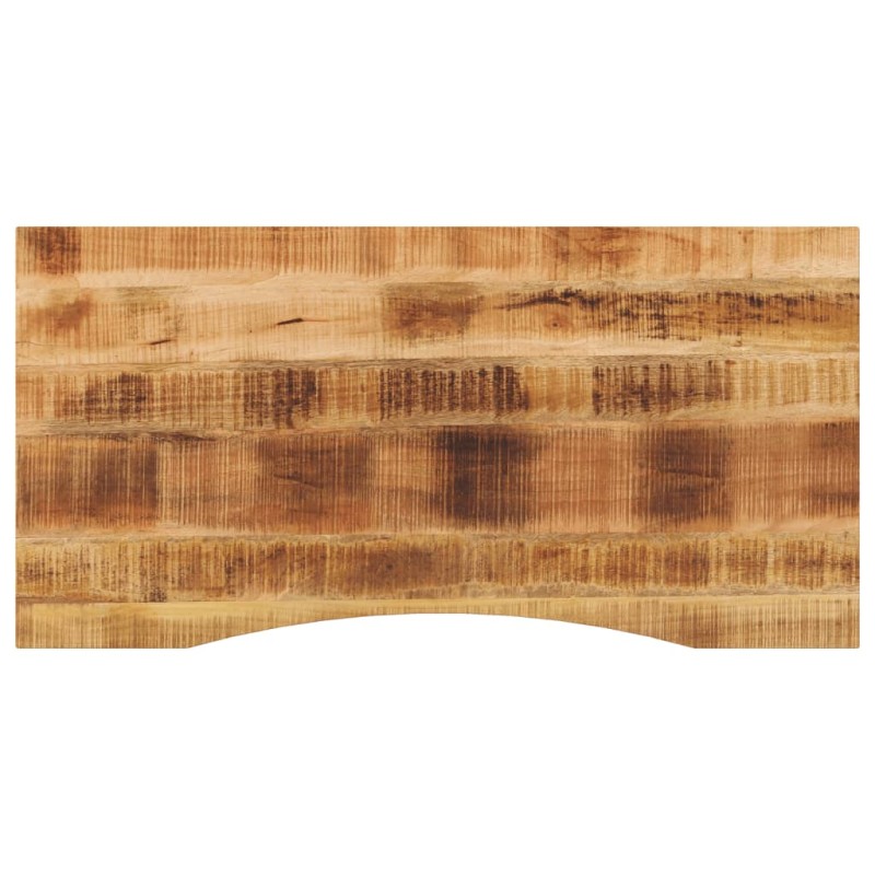 vidaXL Tablero escritorio con curva madera mango rugosa 120x60x2,5 cm vidaXL Tablero escritorio con curva madera mango rugosa 120x60x2,5 cm
