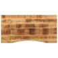vidaXL Tablero escritorio con curva madera mango rugosa 120x60x2,5 cm vidaXL Tablero escritorio con curva madera mango rugosa 120x60x2,5 cm