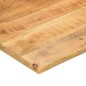 vidaXL Tablero escritorio con curva madera mango rugosa 120x60x2,5 cm vidaXL Tablero escritorio con curva madera mango rugosa 120x60x2,5 cm