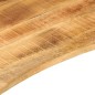 vidaXL Tablero escritorio con curva madera mango rugosa 120x60x2,5 cm vidaXL Tablero escritorio con curva madera mango rugosa 120x60x2,5 cm