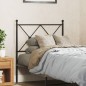 vidaXL Cabecero de metal negro 80 cm vidaXL Cabecero de metal negro 80 cm