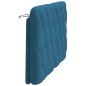 vidaXL Cabecero de cama acolchado terciopelo azul 120 cm vidaXL Cabecero de cama acolchado terciopelo azul 120 cm