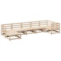 vidaXL Juego de sofás de jardín 7 piezas madera maciza de pino vidaXL Juego de sofás de jardín 7 piezas madera maciza de pino