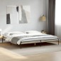 vidaXL Estructura cama madera ingeniería metal roble Sonoma 180x200 cm vidaXL Estructura cama madera ingeniería metal roble Sonoma 180x200 cm