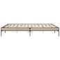 vidaXL Estructura cama madera ingeniería metal roble Sonoma 180x200 cm vidaXL Estructura cama madera ingeniería metal roble Sonoma 180x200 cm