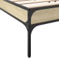vidaXL Estructura cama madera ingeniería metal roble Sonoma 180x200 cm vidaXL Estructura cama madera ingeniería metal roble Sonoma 180x200 cm