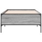vidaXL Estructura cama madera ingeniería metal gris Sonoma 90x200 cm vidaXL Estructura cama madera ingeniería metal gris Sonoma 90x200 cm