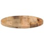 vidaXL Tablero de mesa redondo madera maciza mango rugosa Ø 50x2,5 cm vidaXL Tablero de mesa redondo madera maciza mango rugosa Ø 50x2,5 cm