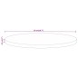 vidaXL Tablero de mesa redondo madera maciza mango rugosa Ø 50x2,5 cm vidaXL Tablero de mesa redondo madera maciza mango rugosa Ø 50x2,5 cm