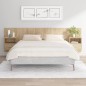 vidaXL Cabecero de cama con mesitas madera contrachapada roble Sonoma vidaXL Cabecero de cama con mesitas madera contrachapada roble Sonoma
