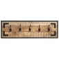 vidaXL Percheros 2 uds madera maciza de mango rugosa 80x8x25 cm vidaXL Percheros 2 uds madera maciza de mango rugosa 80x8x25 cm