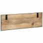 vidaXL Percheros 2 uds madera maciza de mango rugosa 80x8x25 cm vidaXL Percheros 2 uds madera maciza de mango rugosa 80x8x25 cm