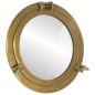 vidaXL Espejo de ojo de buey de pared aluminio y vidrio Ø50 cm vidaXL Espejo de ojo de buey de pared aluminio y vidrio Ø50 cm