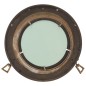 vidaXL Espejo de ojo de buey de pared aluminio y vidrio Ø50 cm vidaXL Espejo de ojo de buey de pared aluminio y vidrio Ø50 cm
