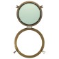 vidaXL Espejo de ojo de buey de pared aluminio y vidrio Ø50 cm vidaXL Espejo de ojo de buey de pared aluminio y vidrio Ø50 cm