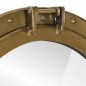 vidaXL Espejo de ojo de buey de pared aluminio y vidrio Ø50 cm vidaXL Espejo de ojo de buey de pared aluminio y vidrio Ø50 cm