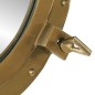 vidaXL Espejo de ojo de buey de pared aluminio y vidrio Ø50 cm vidaXL Espejo de ojo de buey de pared aluminio y vidrio Ø50 cm