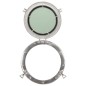 vidaXL Espejo de ojo de buey de pared aluminio y vidrio Ø38 cm vidaXL Espejo de ojo de buey de pared aluminio y vidrio Ø38 cm