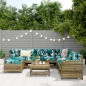 vidaXL Juego de sofás de jardín 8 pzas madera de pino impregnada vidaXL Juego de sofás de jardín 8 pzas madera de pino impregnada