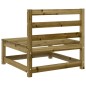 vidaXL Juego de sofás de jardín 11 pzas madera de pino impregnada vidaXL Juego de sofás de jardín 11 pzas madera de pino impregnada