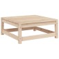 vidaXL Juego de sofás de jardín 8 pzas con conjines madera maciza pino