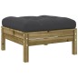 vidaXL Set de sofás jardín 8 pzas con cojines madera pino impregnada vidaXL Set de sofás jardín 8 pzas con cojines madera pino impregnada