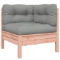 vidaXL Set de sofás jardín 9 pzas con cojines madera de abeto Douglas vidaXL Set de sofás jardín 9 pzas con cojines madera de abeto Douglas