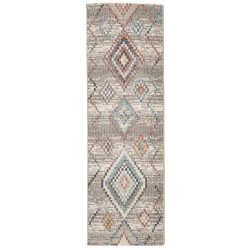 vidaXL Alfombra de interior/exterior diseño vintage ARBIZU 80x250 cm