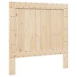 vidaXL Estructura de cama con cabecero madera maciza pino 100x200 cm vidaXL Estructura de cama con cabecero madera maciza pino 100x200 cm